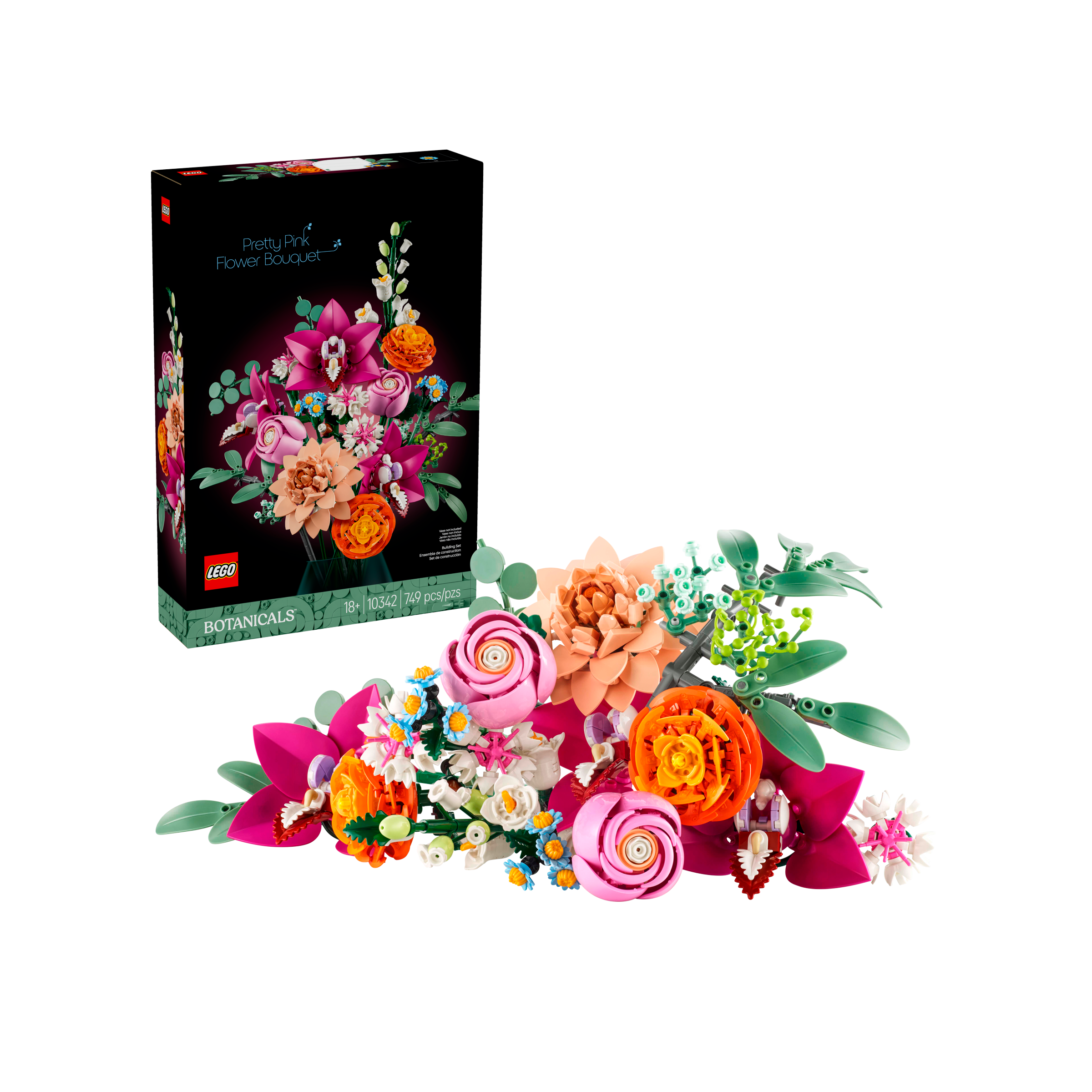 Pretty Pink Flower Bouquet - Image 2