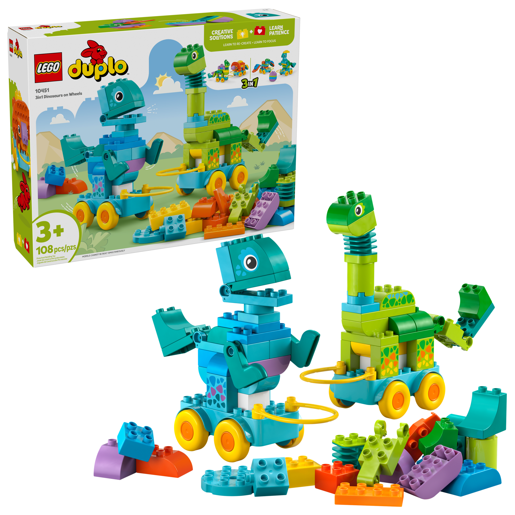 3In1 Dinosaurs On Wheels - Image 2