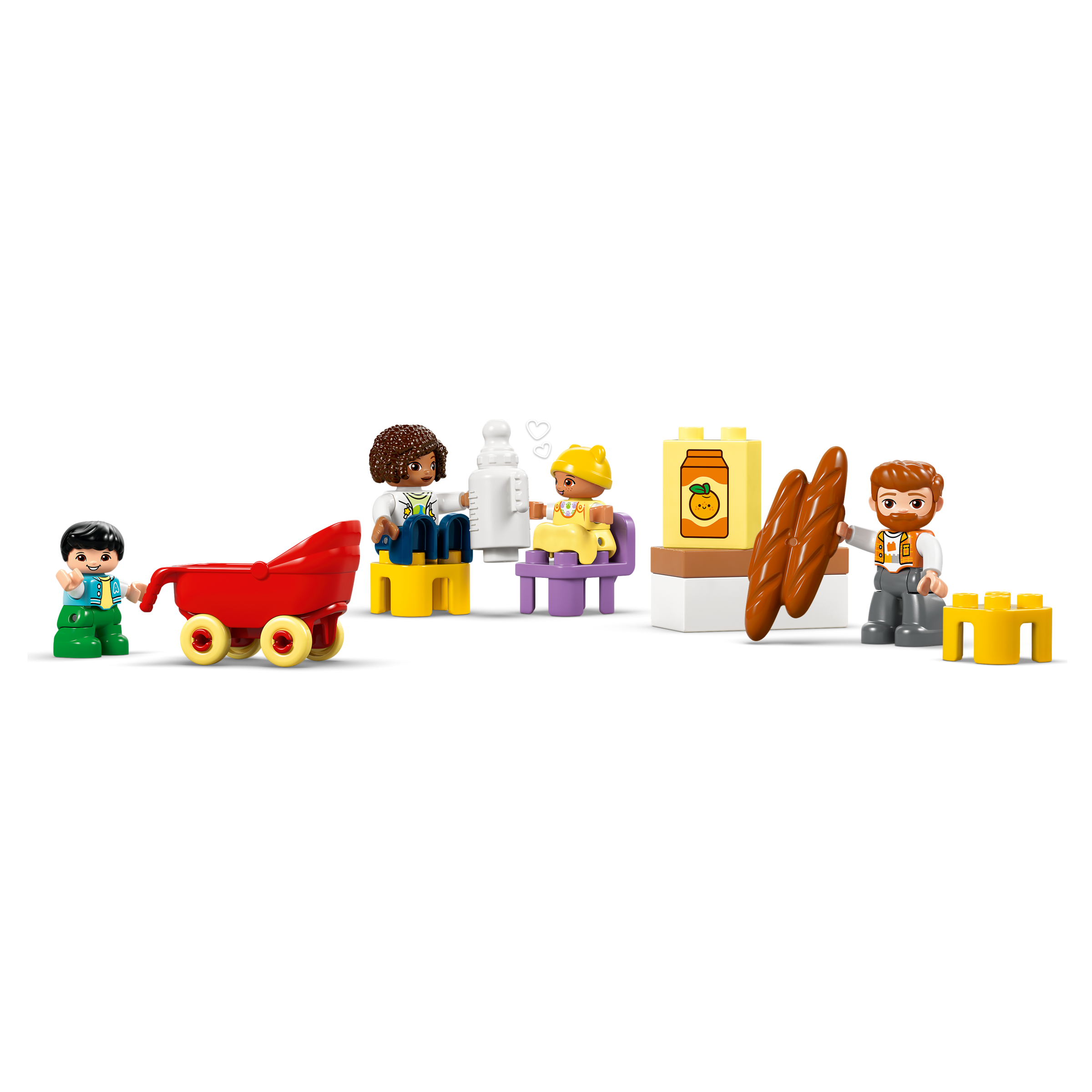 3 In 1 Modern Family House With Figures - Image 8