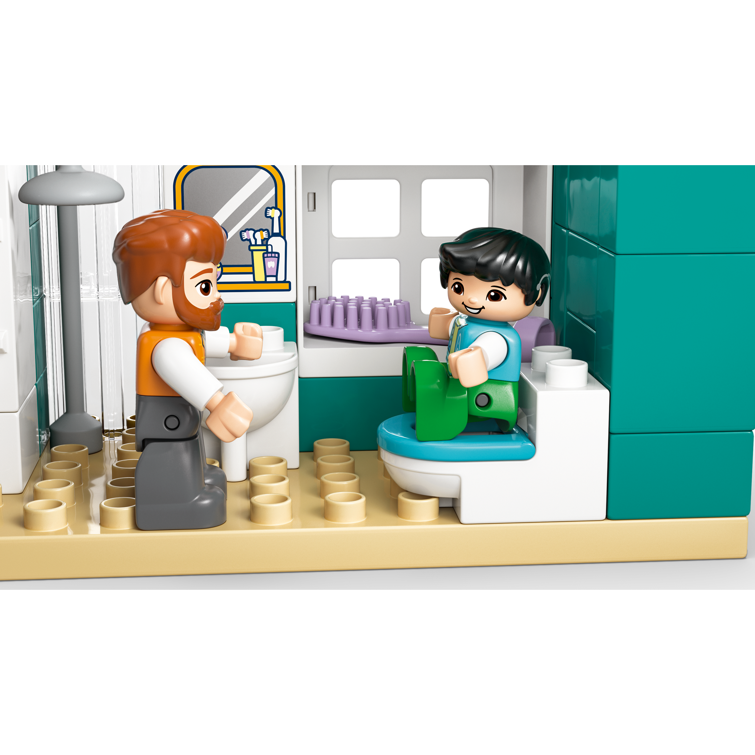 3 In 1 Modern Family House With Figures - Image 6