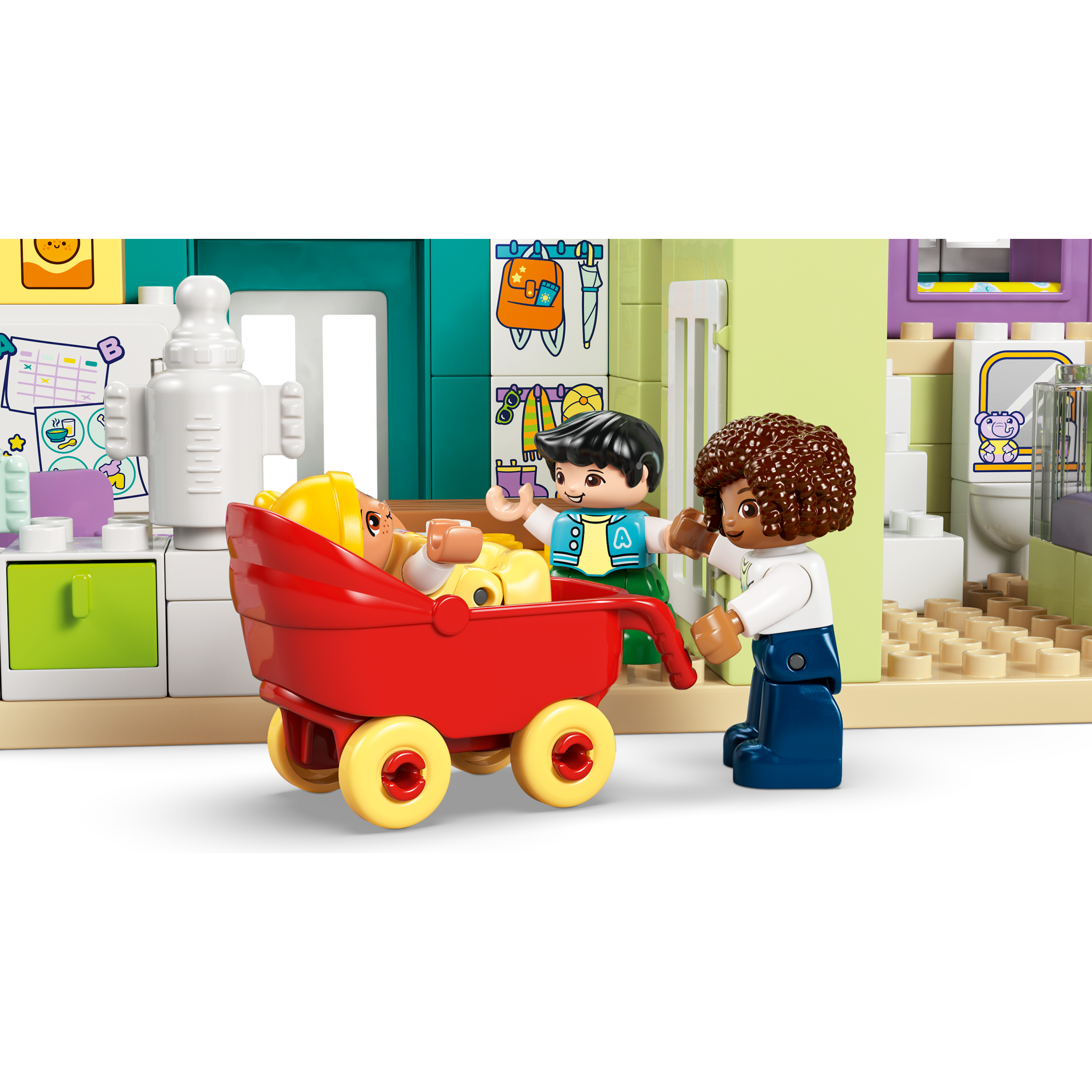3 In 1 Modern Family House With Figures - Image 7