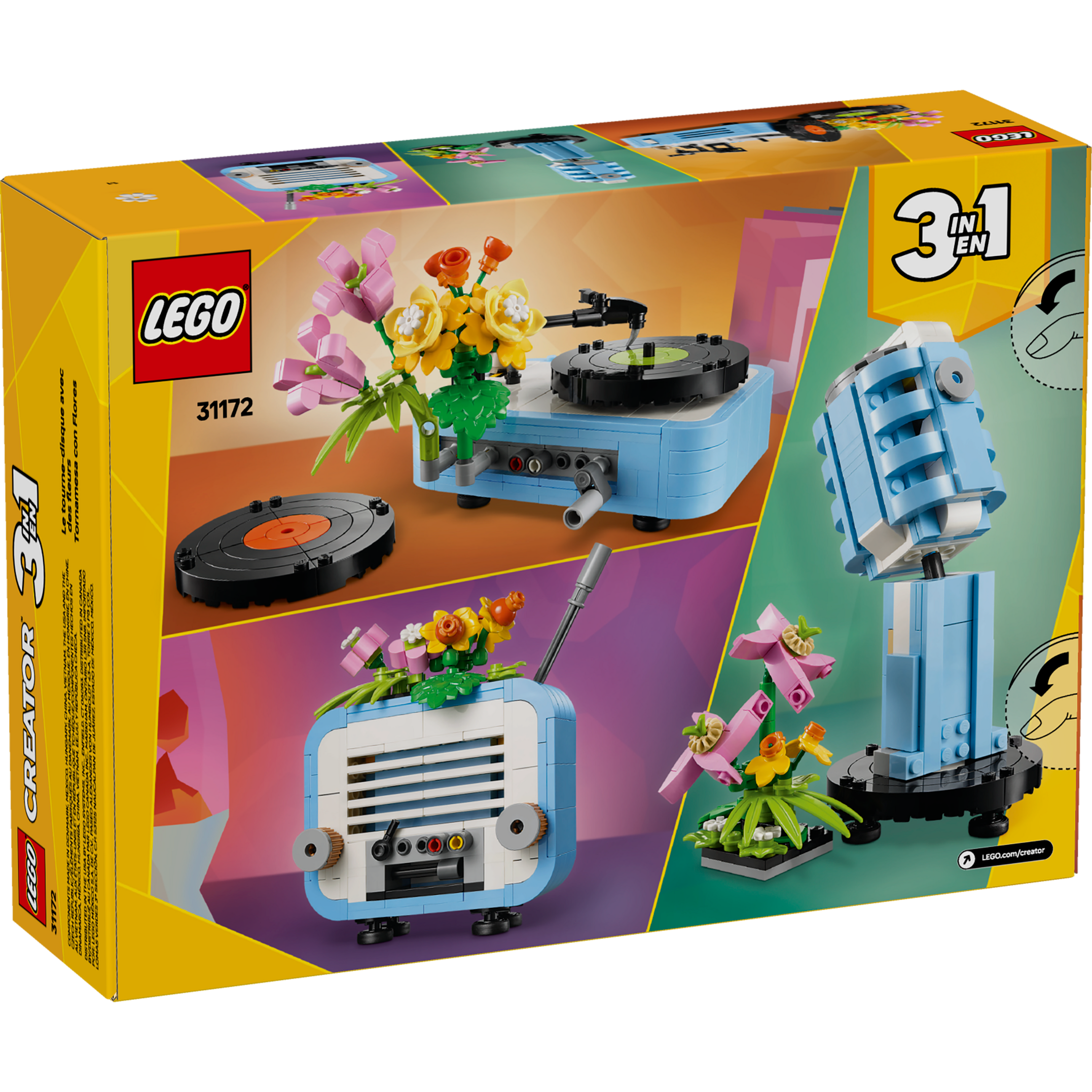 Record Player With Flowers - Image 10