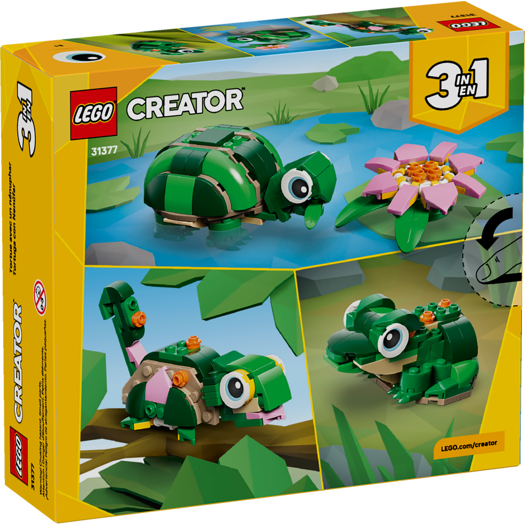 Turtle With A Water Lily Flower - Image 11