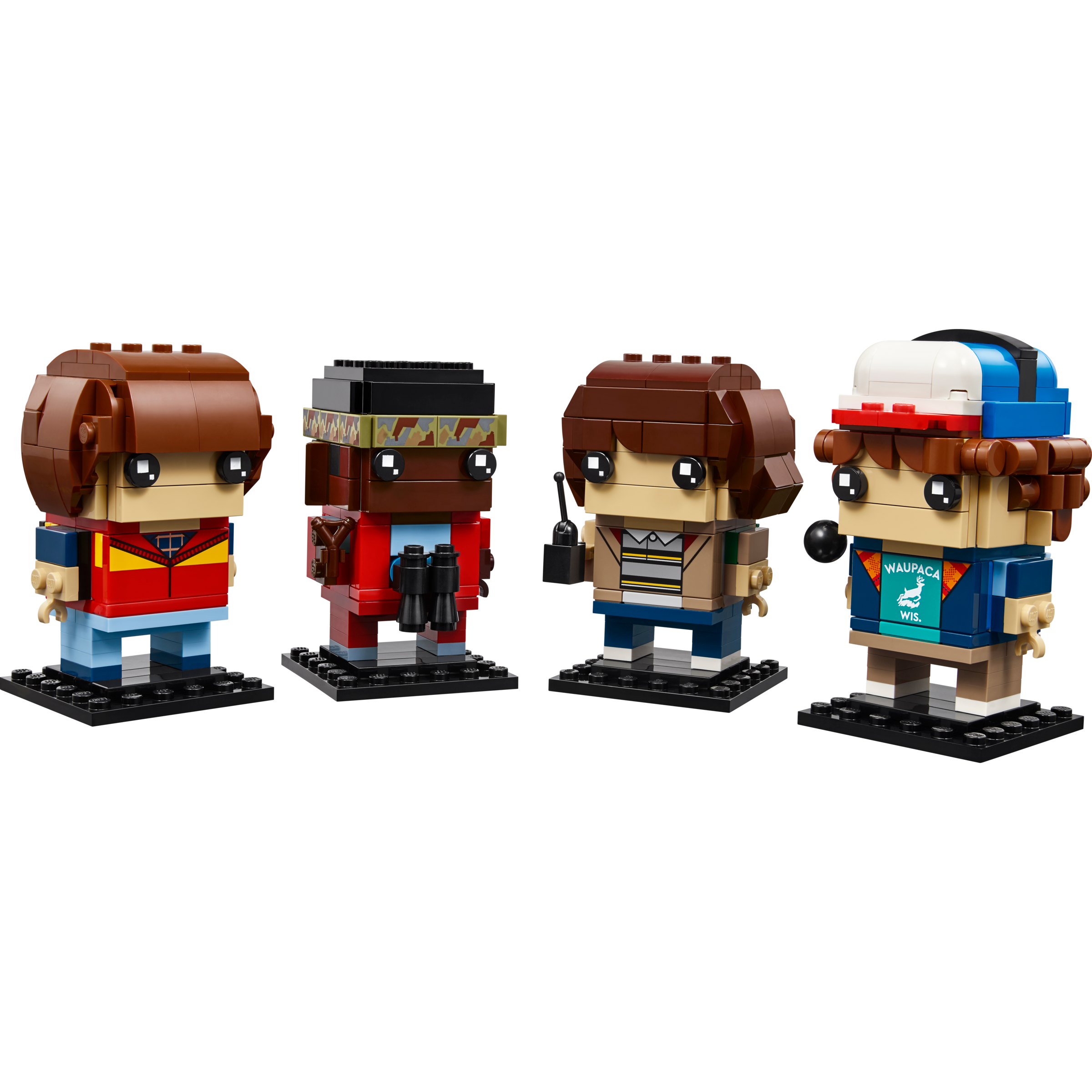 Mike, Dustin, Lucas And Will Figures