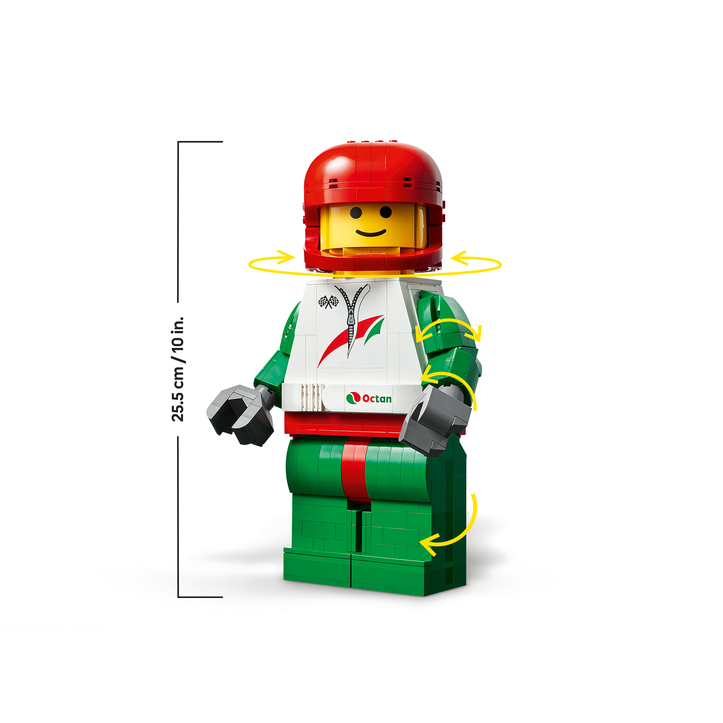 Up-Scaled Racing Driver Minifigure - Image 3