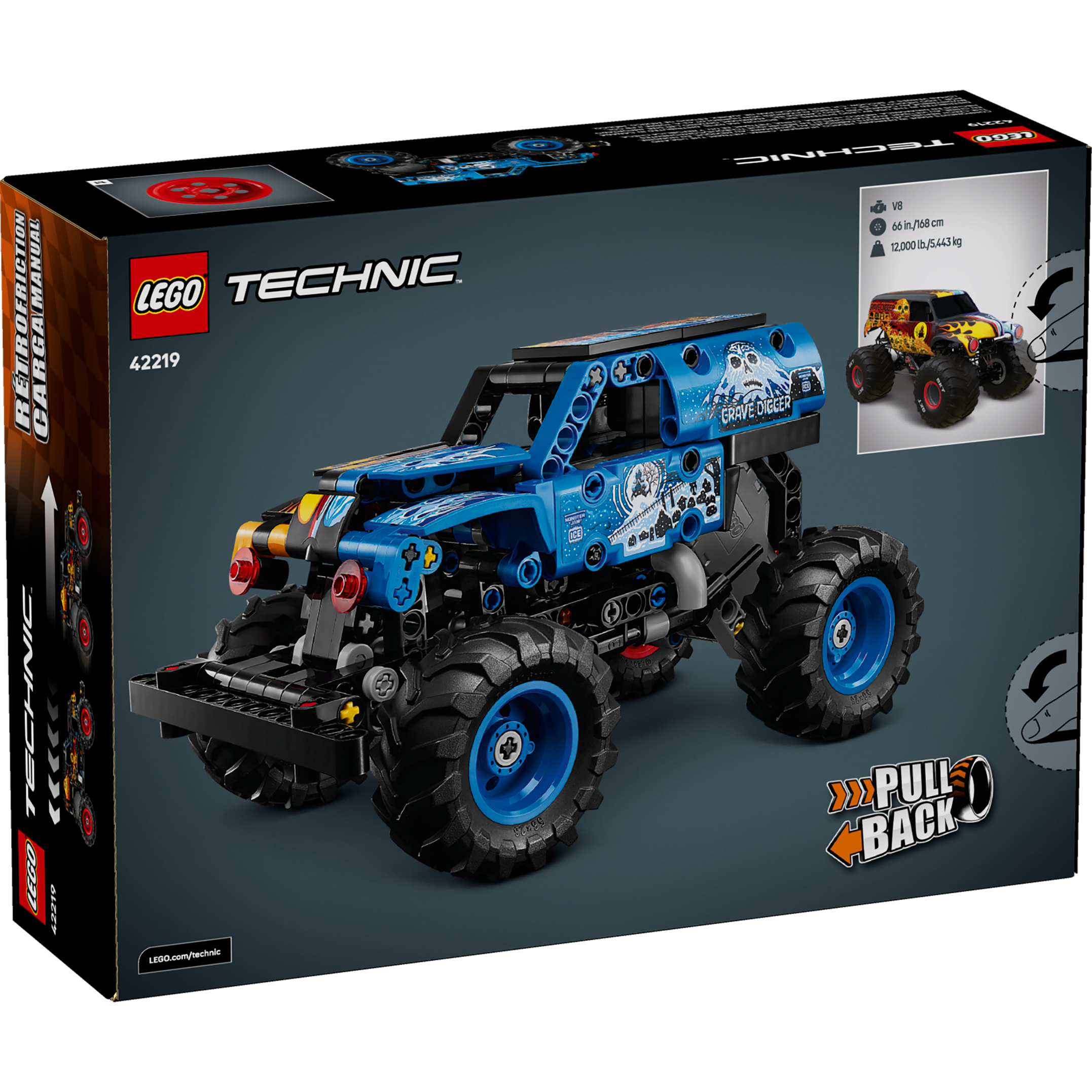 Monster Jam Grave Digger Fire And Ice - Image 11