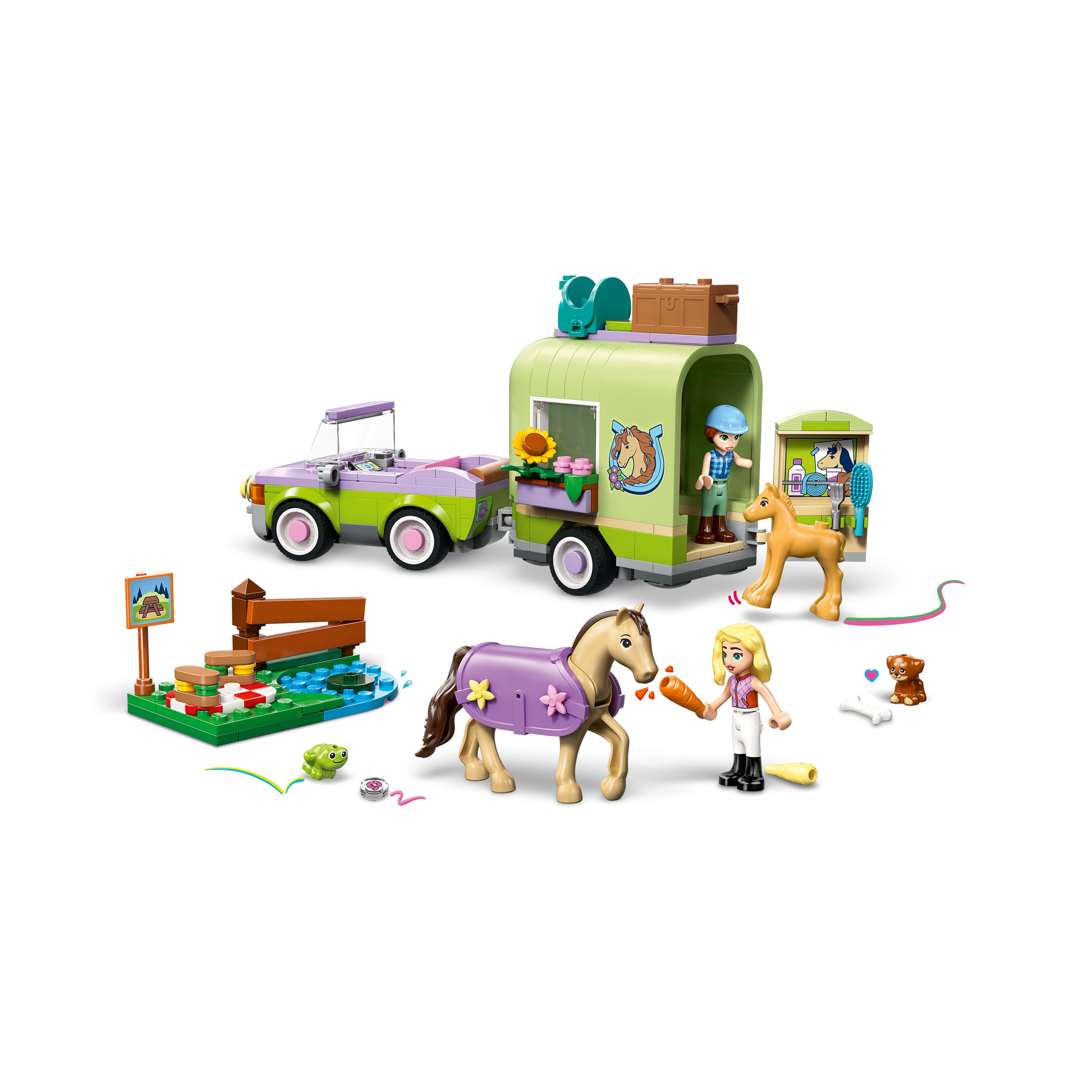 Horse & Baby Foal Trailer - Image 3