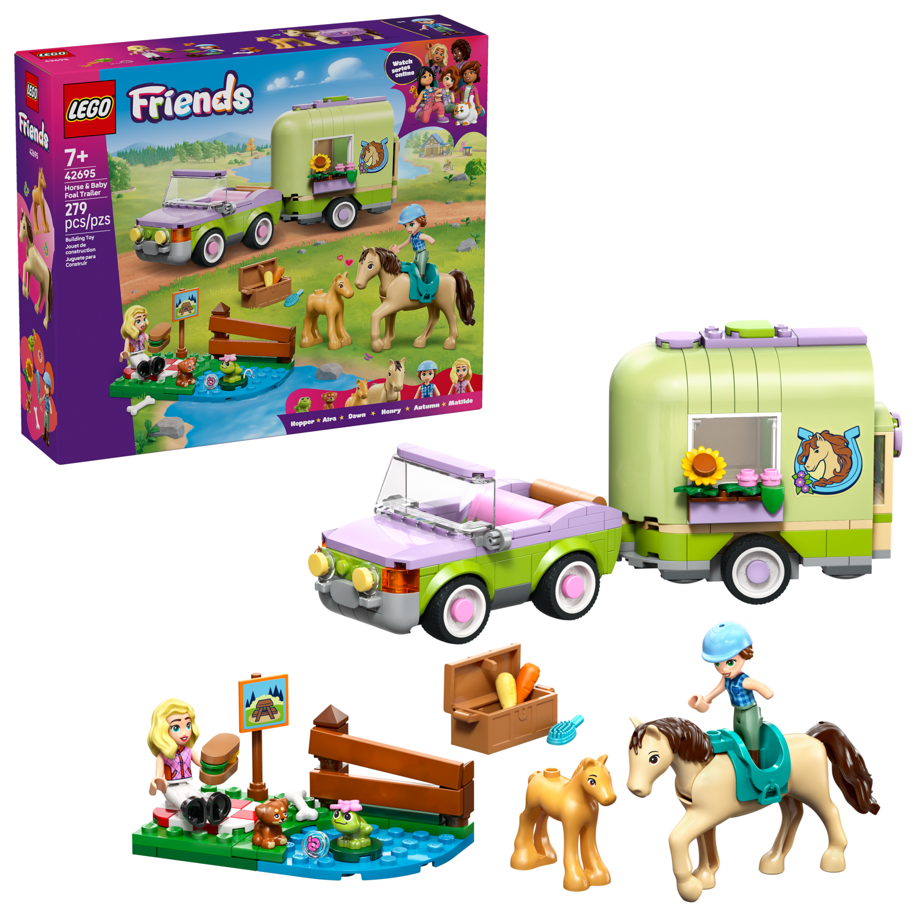 Horse & Baby Foal Trailer - Image 2