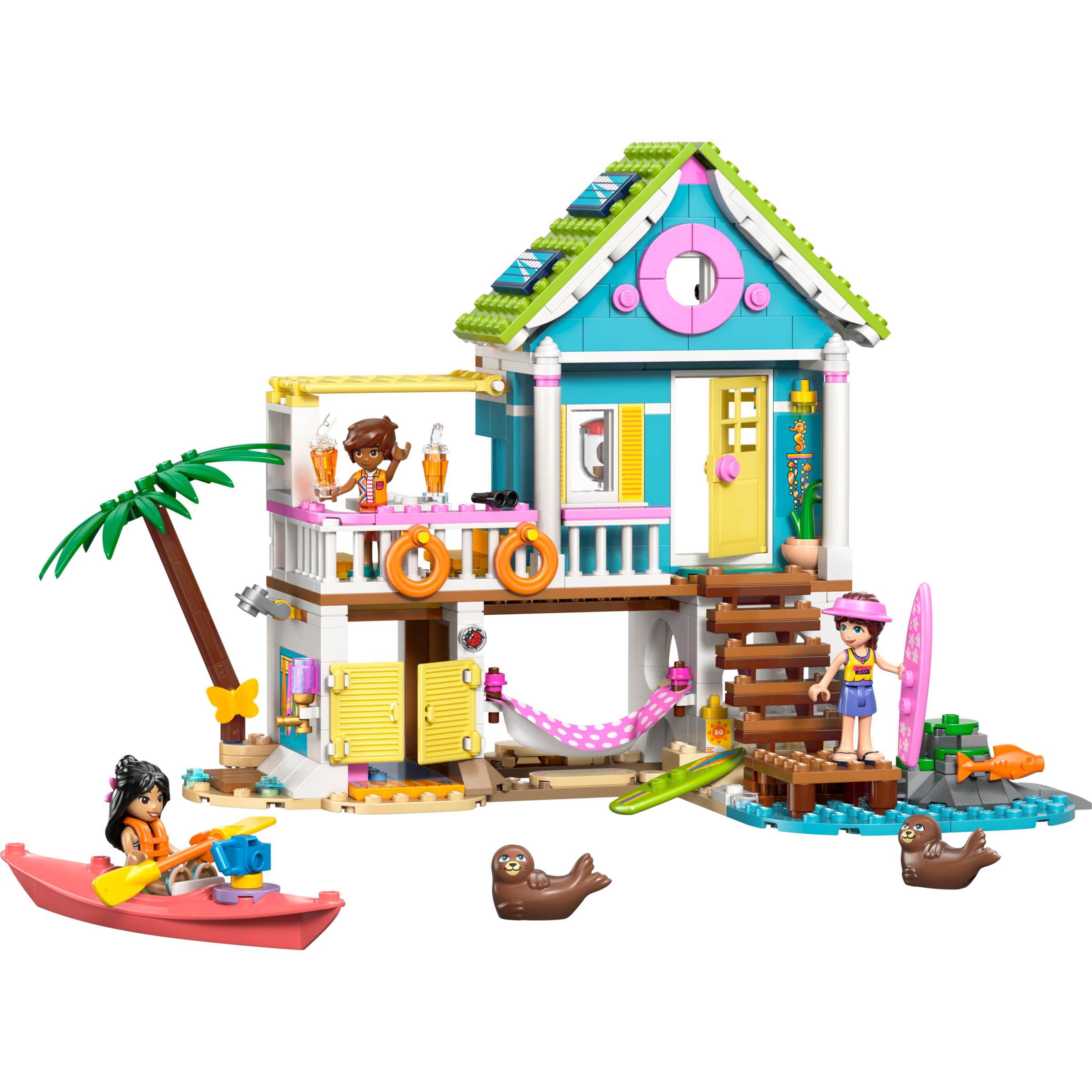 Beach House With Seals