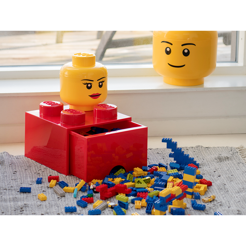Lego Storage Head – Mini (Girl) - Image 4
