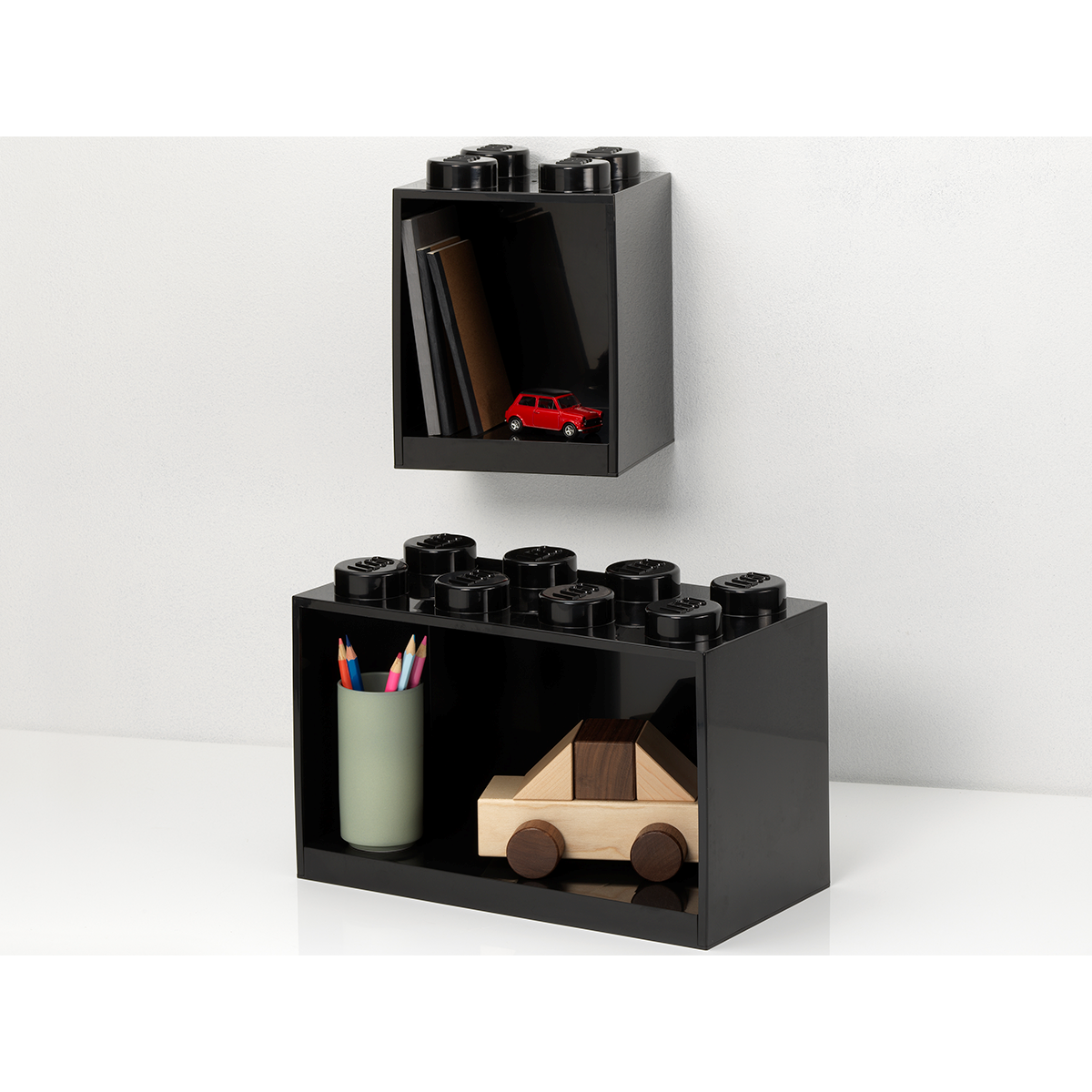 Brick Shelf Set – Black - Image 2