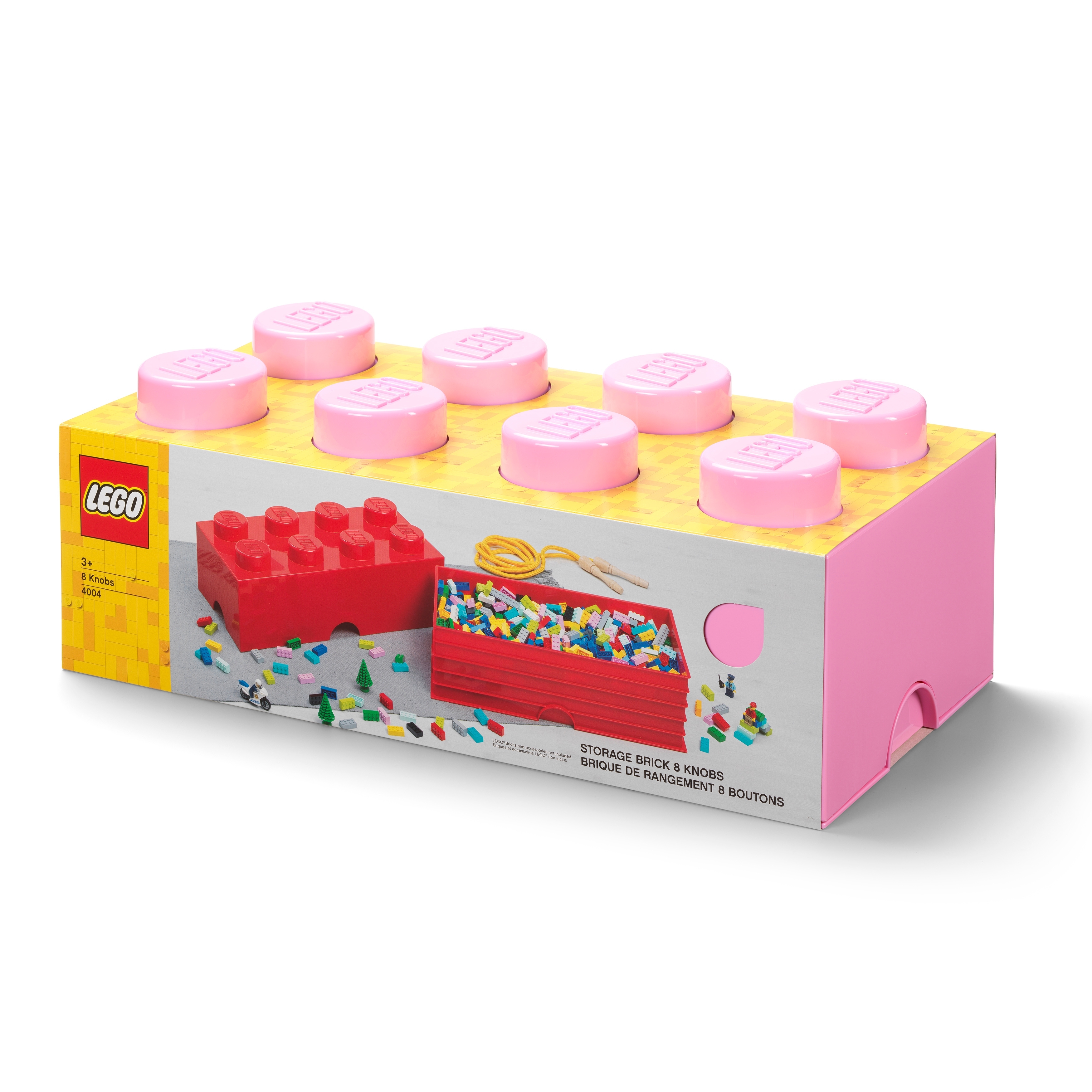 8-Stud Storage Brick – Light Purple - Image 2