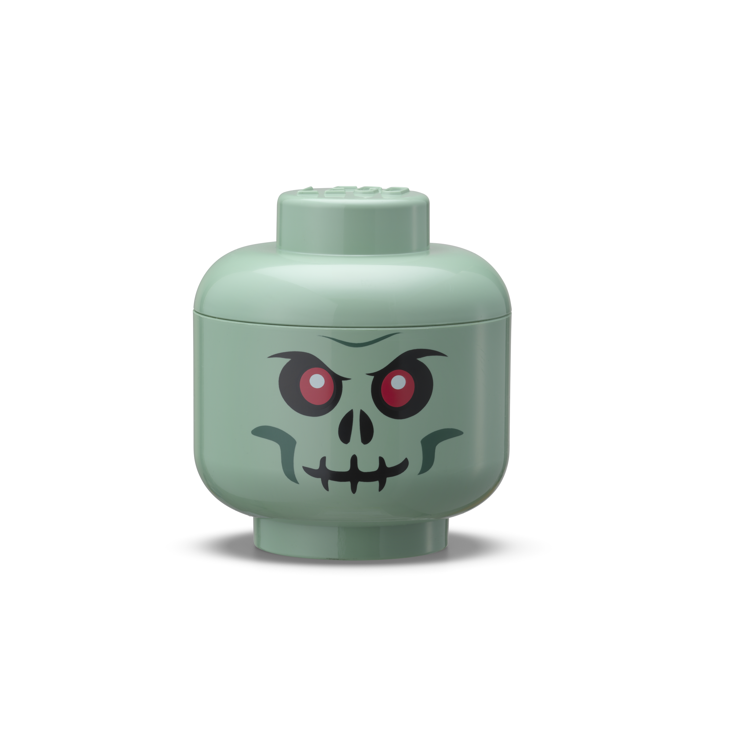 Mini Skeleton Storage Head – Green