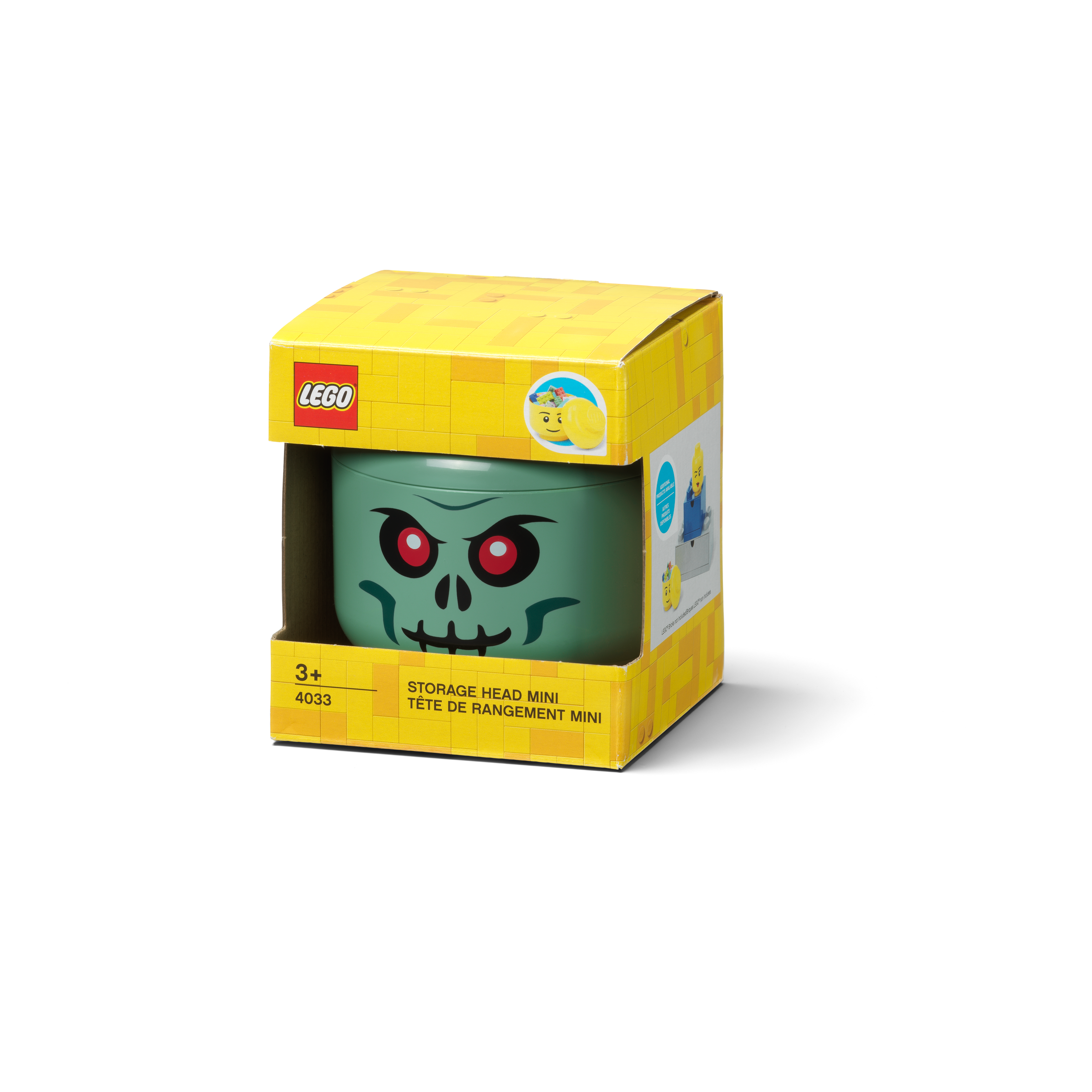 Mini Skeleton Storage Head – Green - Image 2