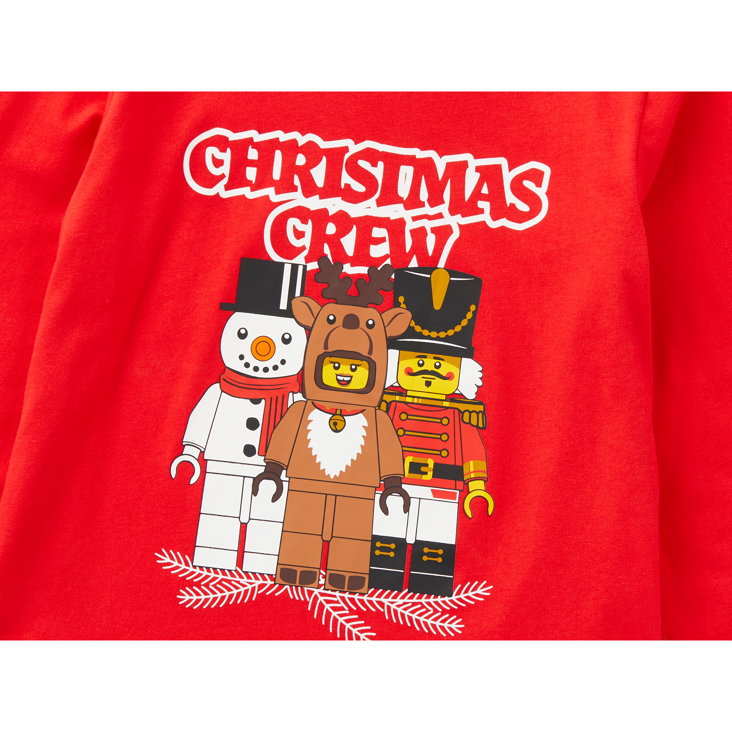 Kids Long-Sleeve T-Shirt – Red - Image 2