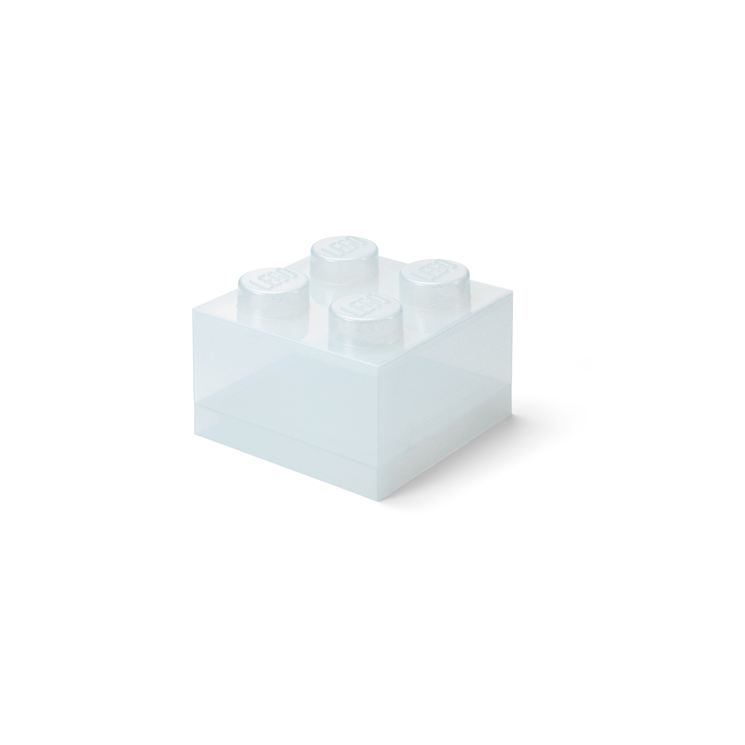White Clear Brick-Shaped Storage Box - Image 3