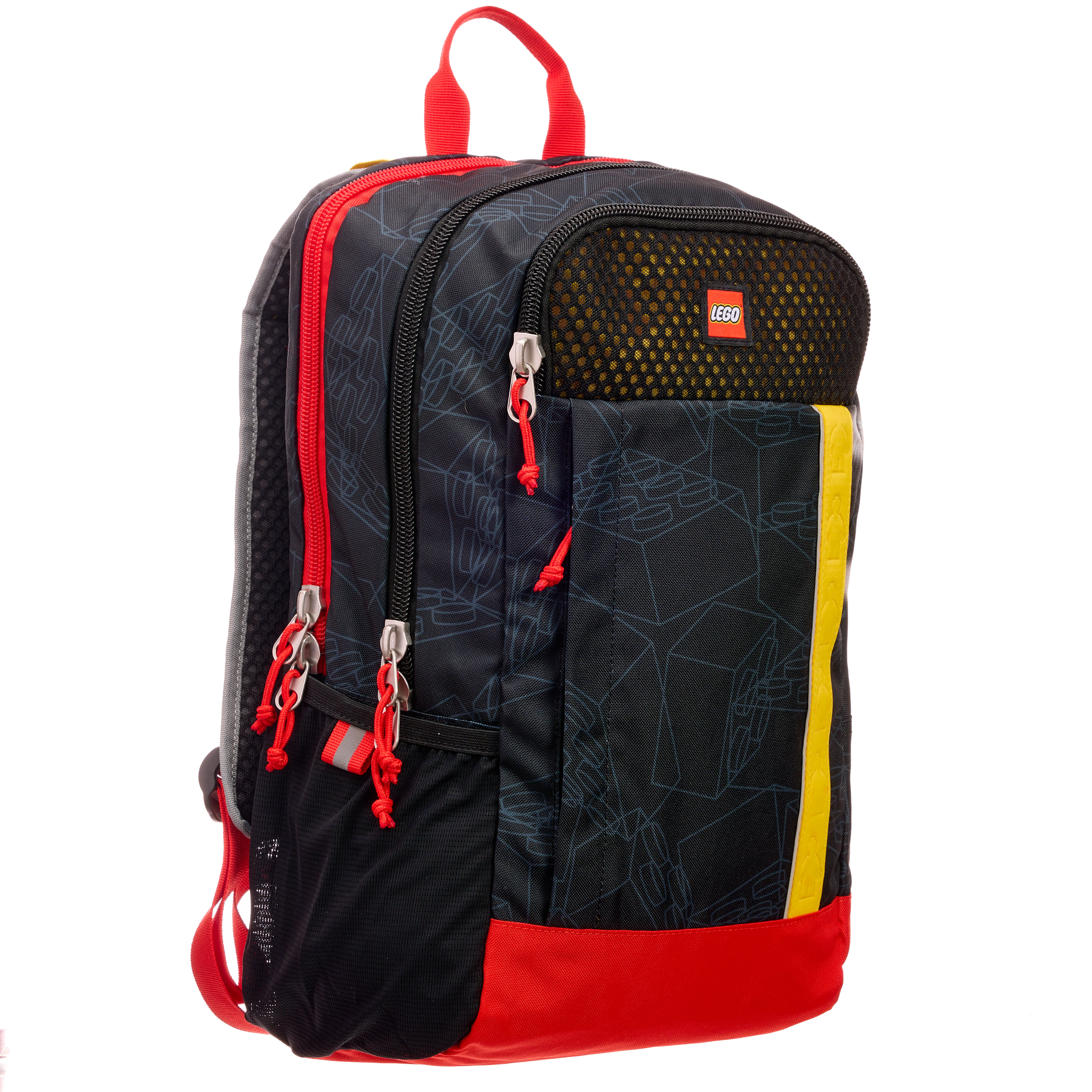 Adult Tech Backpack – Brick Outline - Image 2
