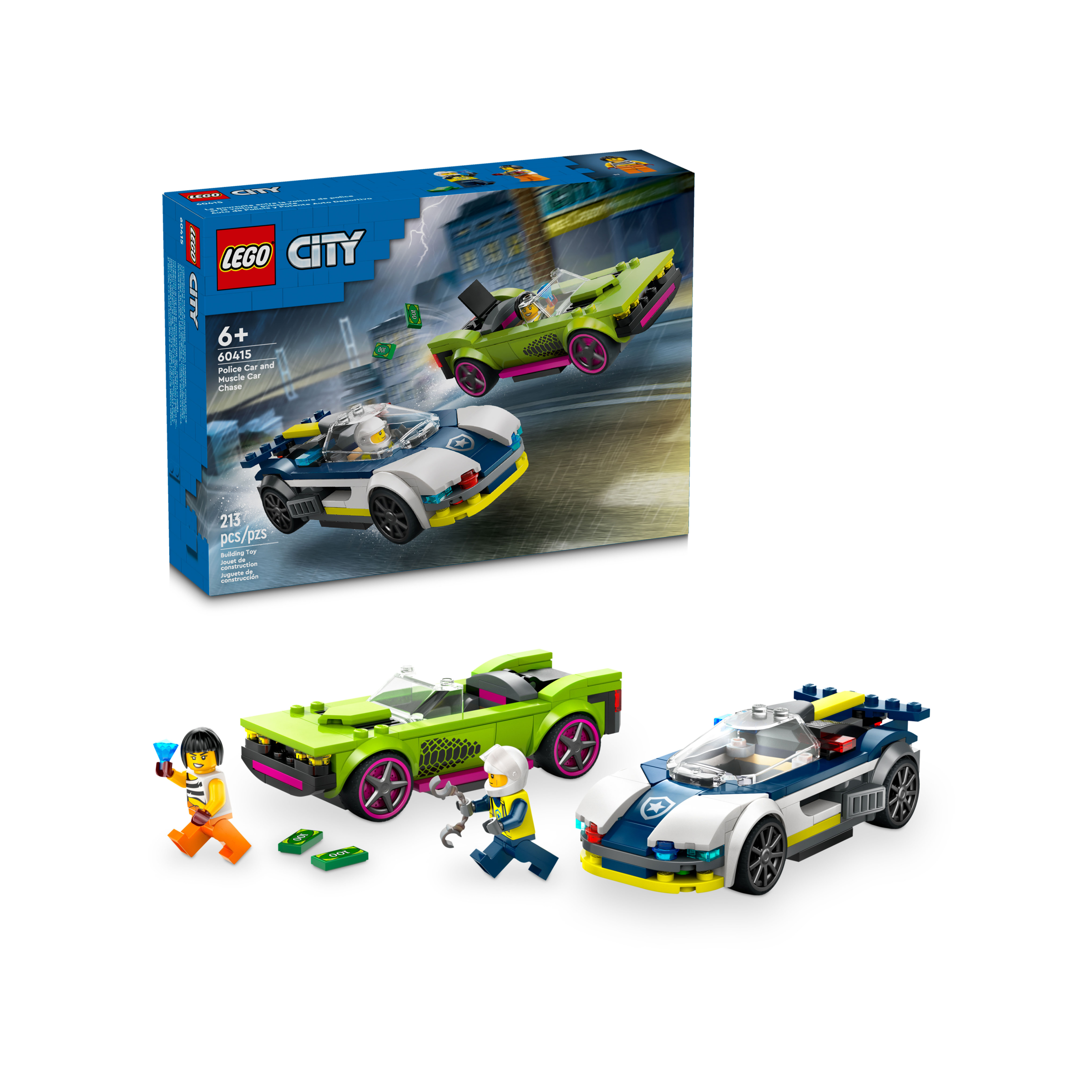 Police Car And Muscle Car Chase - Image 2