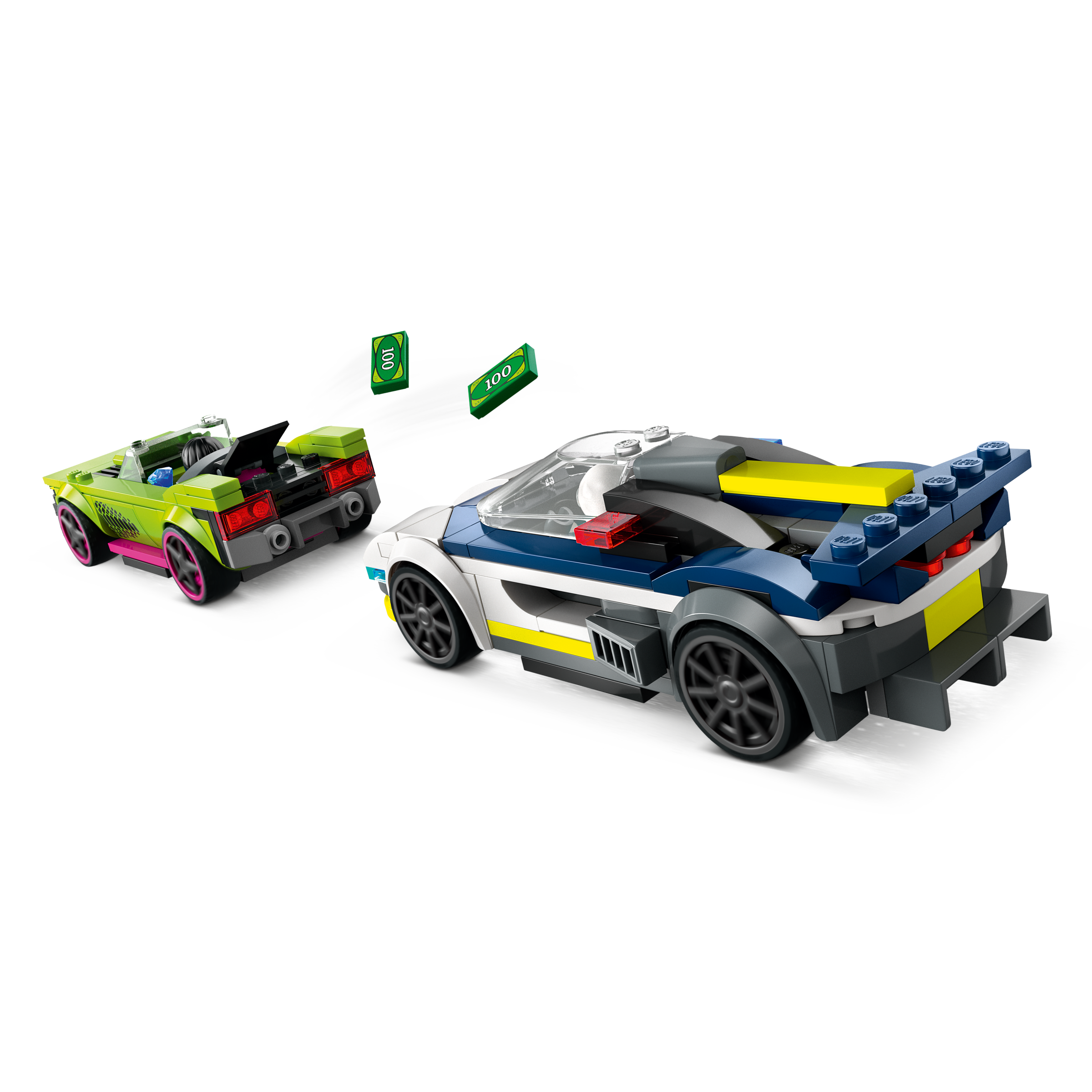 Police Car And Muscle Car Chase - Image 3