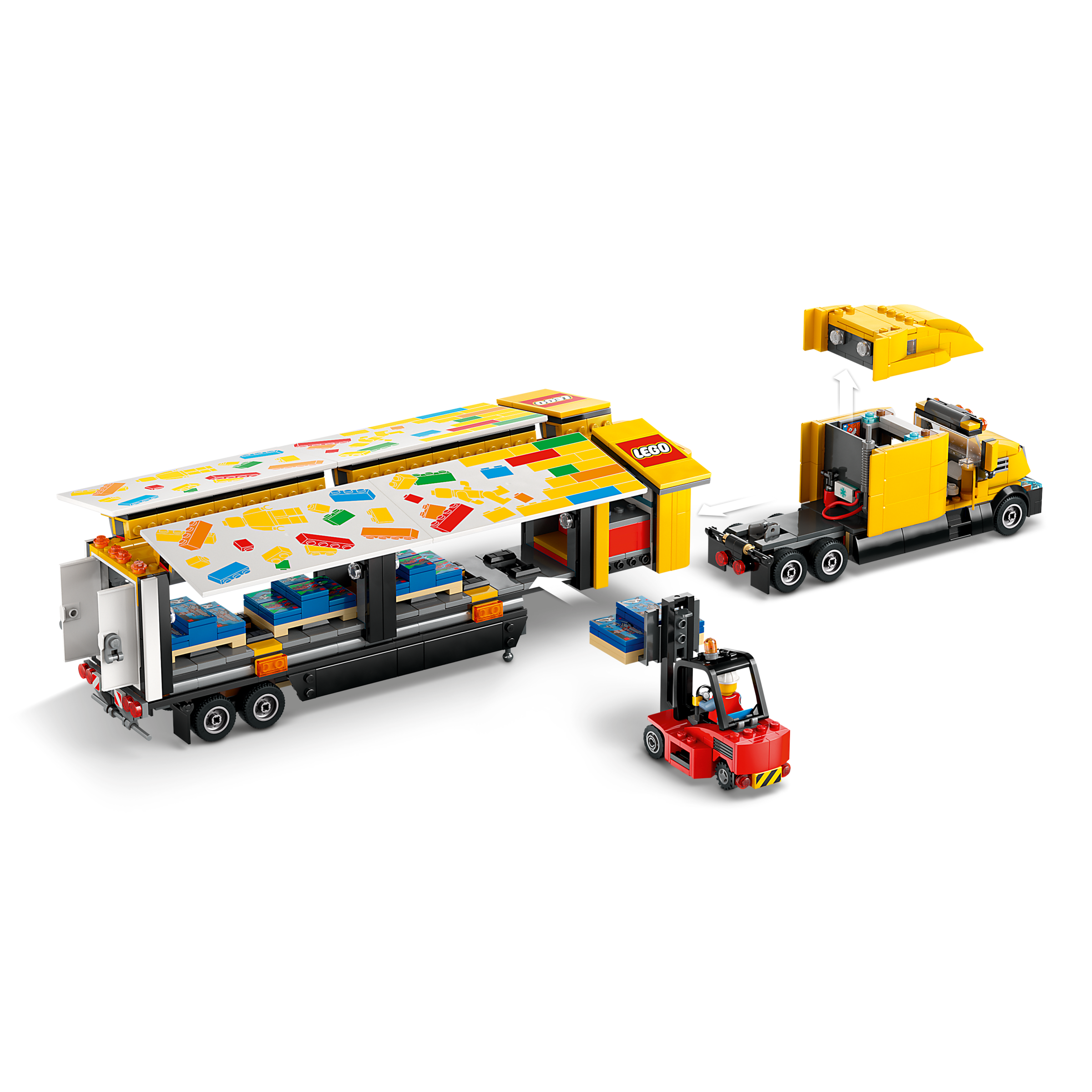 Yellow Delivery Truck - Image 4