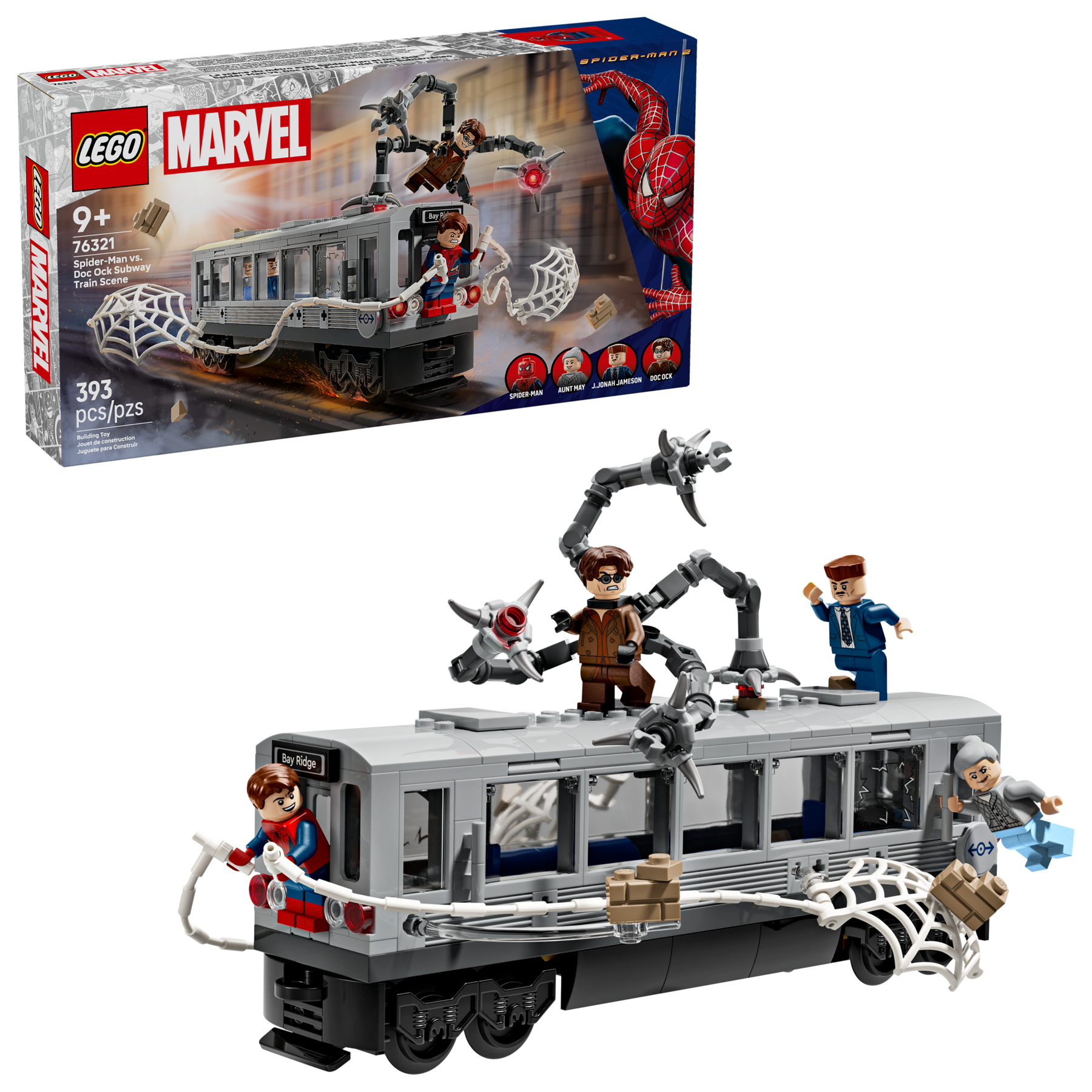 Spider-Man Vs. Doc Ock Subway Train Scene - Image 2