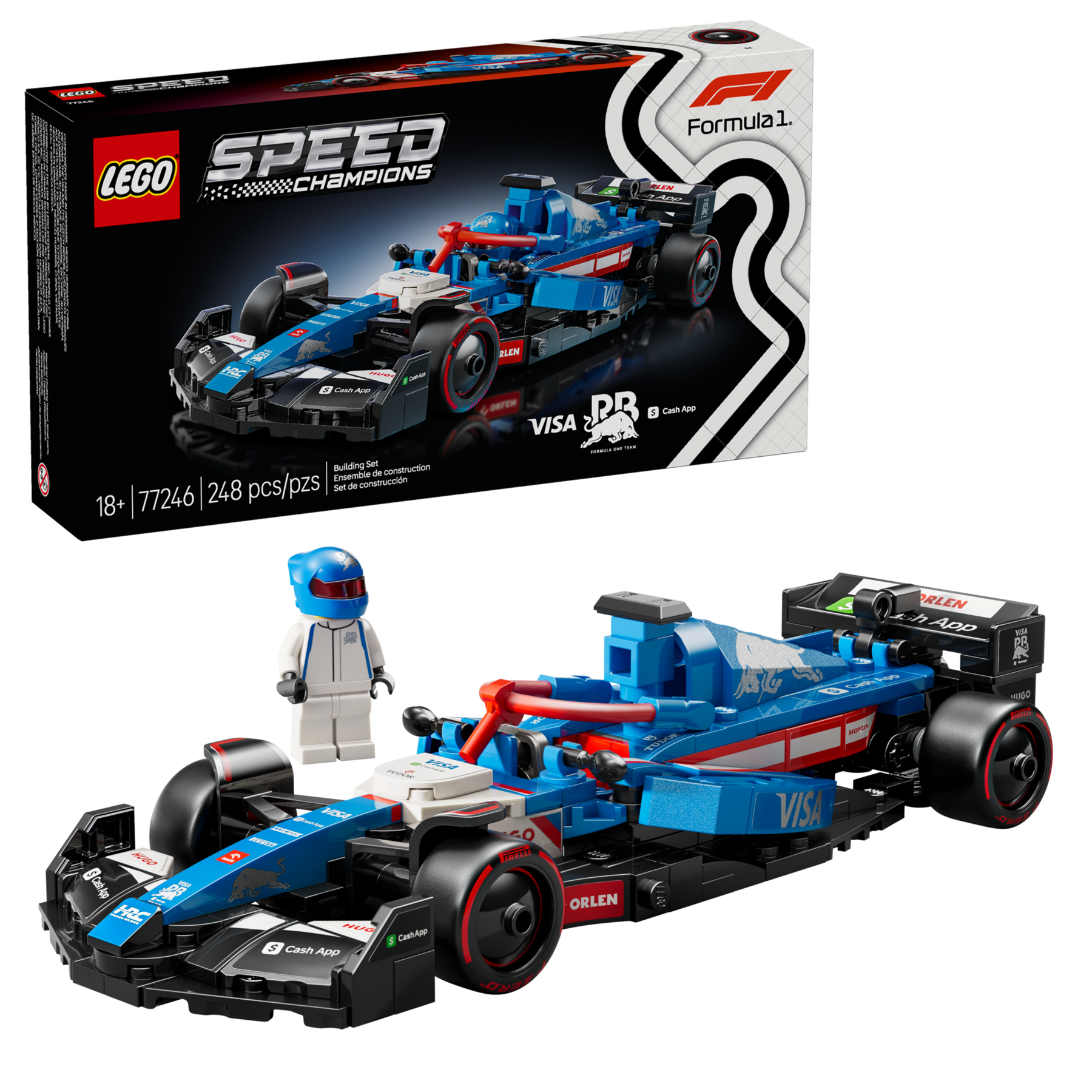 Visa Cash App Rb Vcarb 01 F1 Race Car - Image 2